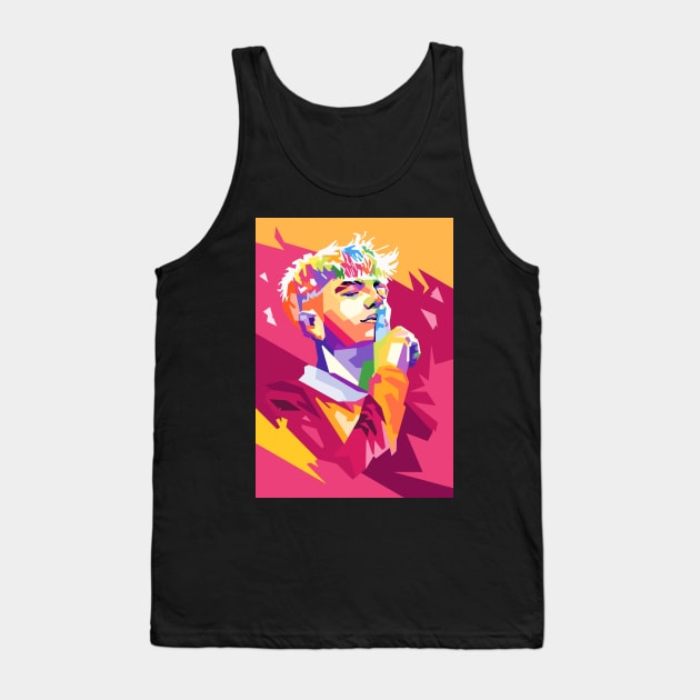 Garnacho Wpap Limit Color Tank Top by Zet Art